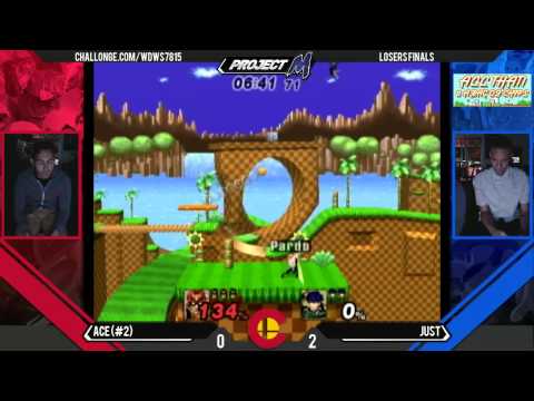 WDW - Ace (Captain Falcon) Vs. Just (Ike) Losers Finals - Project M 3.6 Beta