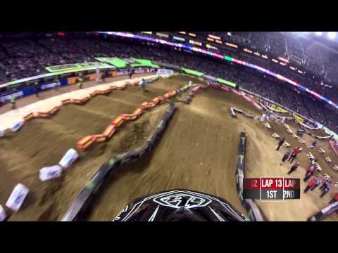 GoPro HD: Jason Anderson and Cole Seely Main Event 2014 Monster Energy Supercross from Phoenix