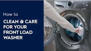 How to Clean & Care For Your Front Load Washer