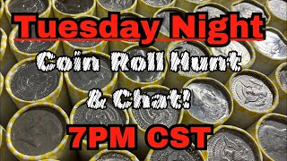 🔴 9/23/35 Tuesday Night Coin Roll Hunt & Chat! A 2nd Attempt to Stream Tonight!