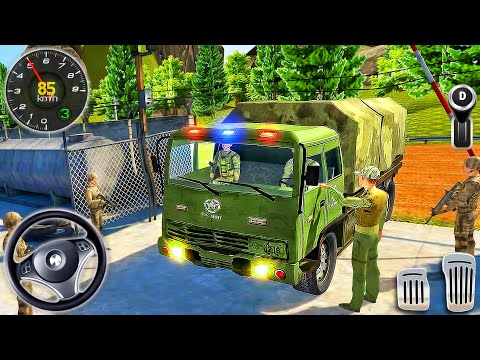 US Offroad Army Truck Driver Simulator - Military Transporter Driving - Android GamePlay #2
