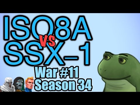 Alliance War Season 34 War 11 ISO8A vs. SSX-1 | MCOC AW