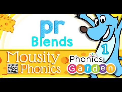 PR Blend | Consonant Blend | Mousity Phonics | Phonics Garden