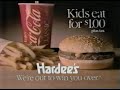 Kids Eat For A Dollar At Hardee S Commercial From 1989