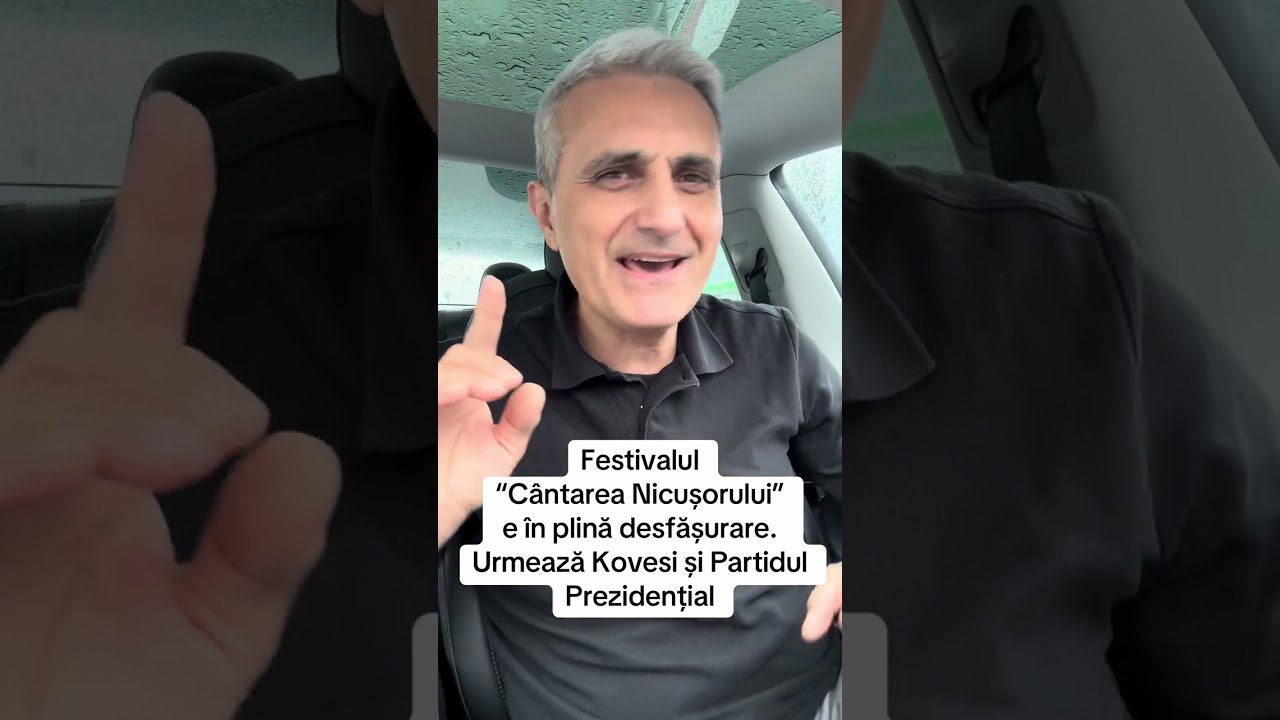Festivalul “Cântarea Nicușorului”, aria Partidului Prezidențial condus de Kovesi