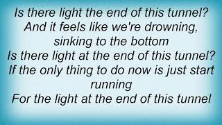 Something For Kate - Light At The End Of The Tunnel Lyrics