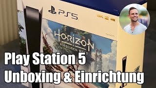 Unboxing Sony PlayStation 5 & Einrichtung