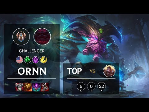 Ornn Top vs Jayce - NA Challenger Patch 11.2