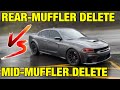 Dodge Charger Scat Pack 6.4L HEMI V8: Mid Muffler Delete Vs Rear Muffler Delete!