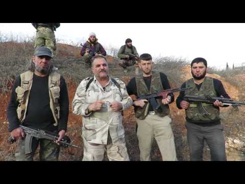 رسالة العميد الركن أحمد خالد بري رئيس هيئة الأركان العامة للجيش السوري الحر بعد زيارته نقاط الرباط وتفقد الجبهات