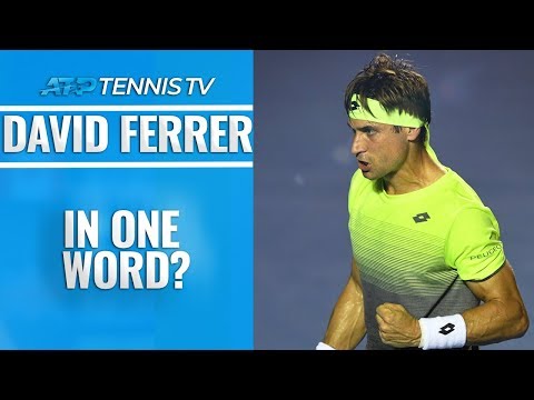 ATP Players Describe David Ferrer in One Word!