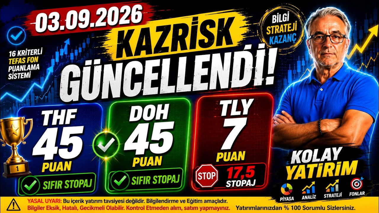 THF ve DOH 45 PUAN! 🚨 KAZRİSK GÜNCELLENDİ | TLY 7 PUAN