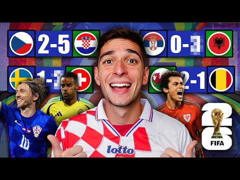 World Cup 2026 Qualifiers (UEFA) Matchday 7 & 8 PREDICTION