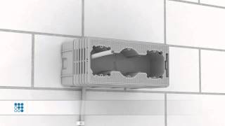 Universele apparatenhouder met combi-inzetstuk