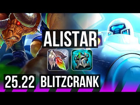 ALISTAR & Ziggs vs BLITZCRANK & Jinx (SUP) | EUW Master | 25.22