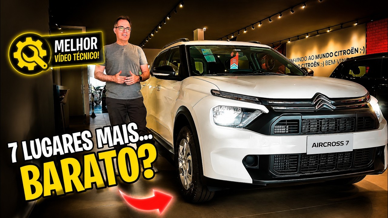 Citroën C3 Aircross 7 Feel 2026: Preço da Versão Mais Barata!