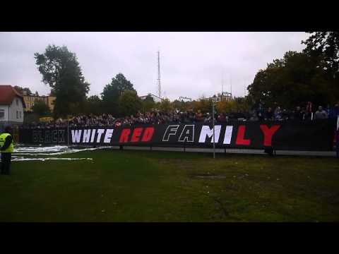 Doping kibiców na meczu Bytovia - Arka (1:1)