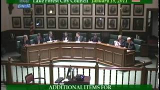 preview picture of video 'City Council - January 18, 2011'