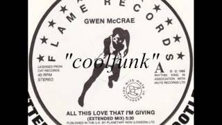 Gwen McCrae - All This Love That I'm Giving (12" Extended Mix)