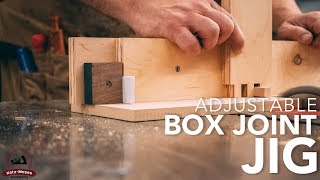 This Micro-Adjustable Box Joint Jig is Quick and Easy - Step by Step Build Plans Available