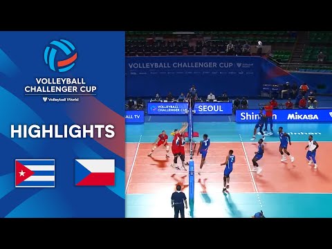 Cuba vs. Czech Republic - Volleyball Challenger Cup Men - Match Highlights, 30/07/2022