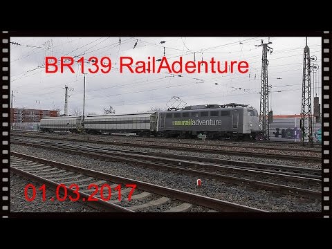 BR139 RailAdventure mit 2 Schutzwagen Bei Karlsruhe [01.03.2017]