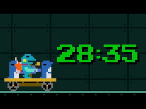 Kero Blaster Zangyou Speedrun in 28:35 [WR]