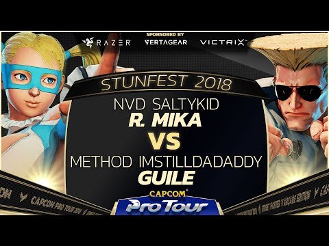 NVD SaltyKid (R. Mika) vs Method ImStillDaDaddy (Guile) - Stunfest 2018 Pools - SFV - CPT 2018