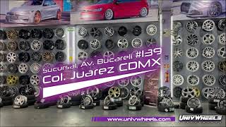 Sucursales UnivWheels, conoce la variedad de rines deportivos, llantas y accesorios para tu auto.