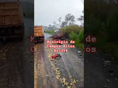 🚨 COLISÃO COM VÍTIMA FATAL NA BR-354 EM CAMPOS ALTOS 🚨