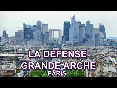 LA DEFENSE - GRANDE ARCHE , PARIS 4K