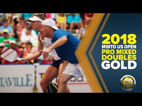 FULL VERSION! PRO Mixed Doubles GOLD - Minto US Open Pickleball Championships - CBS Sports 2018
