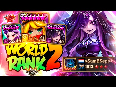WORLD RANK 2 PLAYER in Summoners War Special League