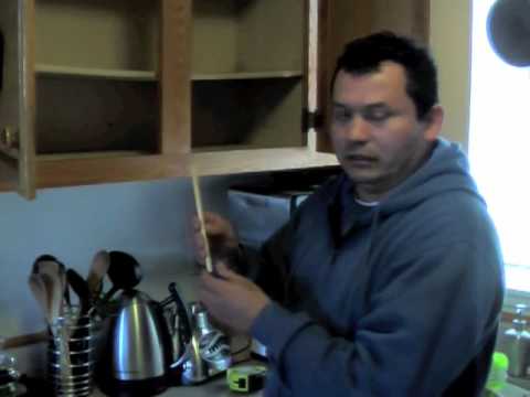 How to repair a cabinet shelf tutorial