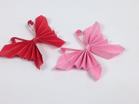 How to Make Easy Origami Paper Butterflies🦋 - DIY | A Very Simple Butterfly 🦋 for Beginners Making Video