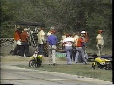 Wayne Bailey Top Fuel Crash US Nationals 1995 at Indianapolis Raceway Park