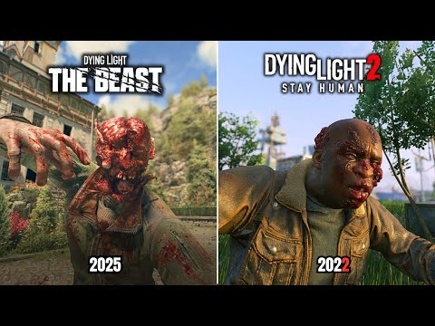 Dying Light The Beast vs Dying Light 2 - Physics and Details Comparison