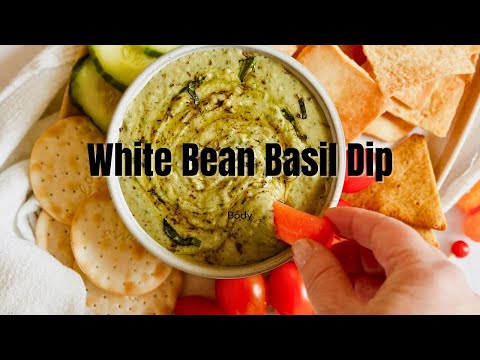 White Bean Basil Dip   HD 1080p