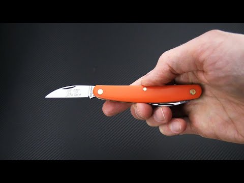 Great Eastern #62 & Field Pocket Carver 620320 Three Blade Orange Slip Knife For Sale