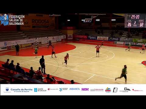 1ª Autonomica Masculina. Grupo Titulo. J:4. Balonmano Porriño - Aquitania Asmubal Meaño