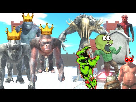KING GORO BROTHERS + PRIMATES FIGHT SCOURGE + INFERNALS DOLLS COMING OUT OF THE TOMB + ZOMBIES ARMY