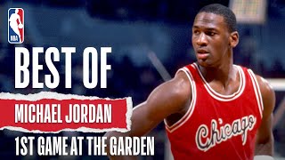 Michael Jordan Scores 33 Points in Win Over the Knicks
