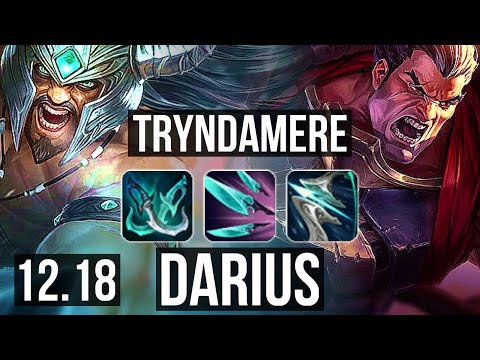 TRYNDA vs DARIUS (TOP) | 7 solo kills, 500+ games | EUW Diamond | 12.18