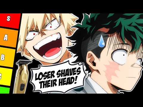Ranking My Hero Academia Characters at a PARTY?! 🥳 | MHA Tier List