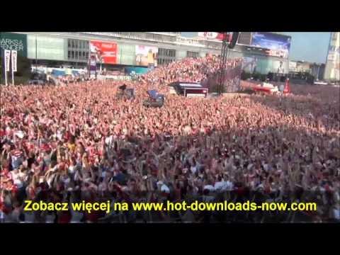 (HD)Eksplozja radości po golu Polska - Grecja (140tys. ludzi w Strefie Kibica w Warszawie)!
