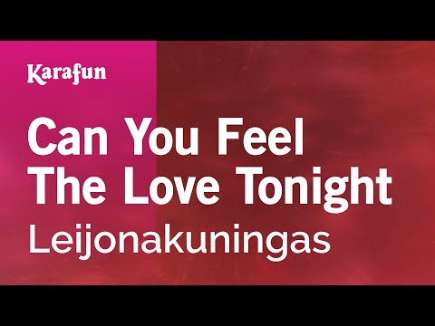 Can You Feel the Love Tonight - The Lion King | Karaoke Version | KaraFun