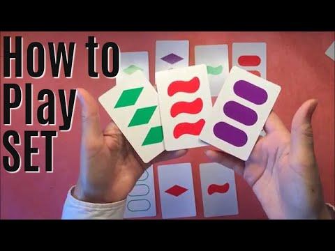 How to Play Set (Math Card Game)