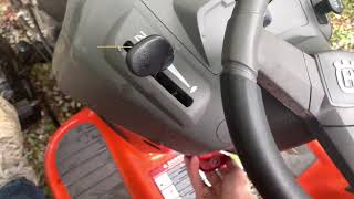 How to fix a parking brake that won’t engage on a Husqvarna riding mower