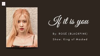 Download lagu [Vietsub - Hangul - Easy Lyrics] If It Is You (너였다면) - Rosé (BLACKPINK) mp3