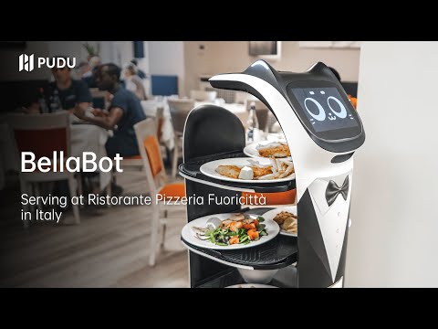 BellaBot serve no Ristorante Pizzeria FuoriCittà na Itália | Pudu Robotics